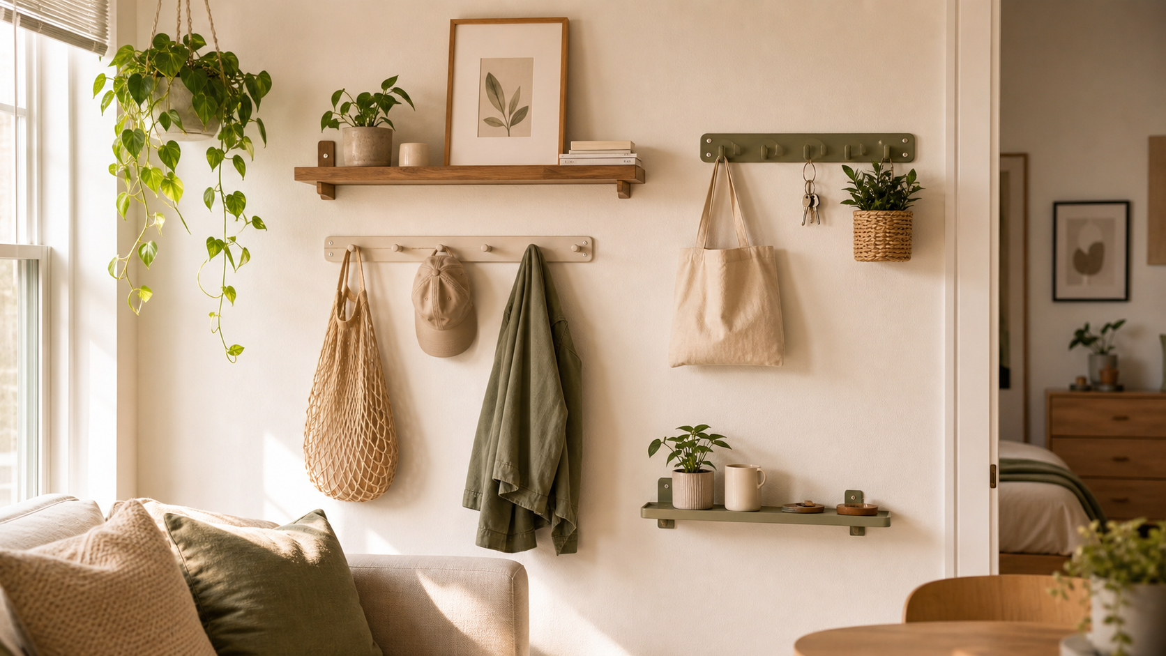 Renter-friendly no-drill storage ideas for small apartments